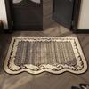 Elegant Retro Non-slip Door Mat - Wear-resistant, Cuttable Polypropylene
