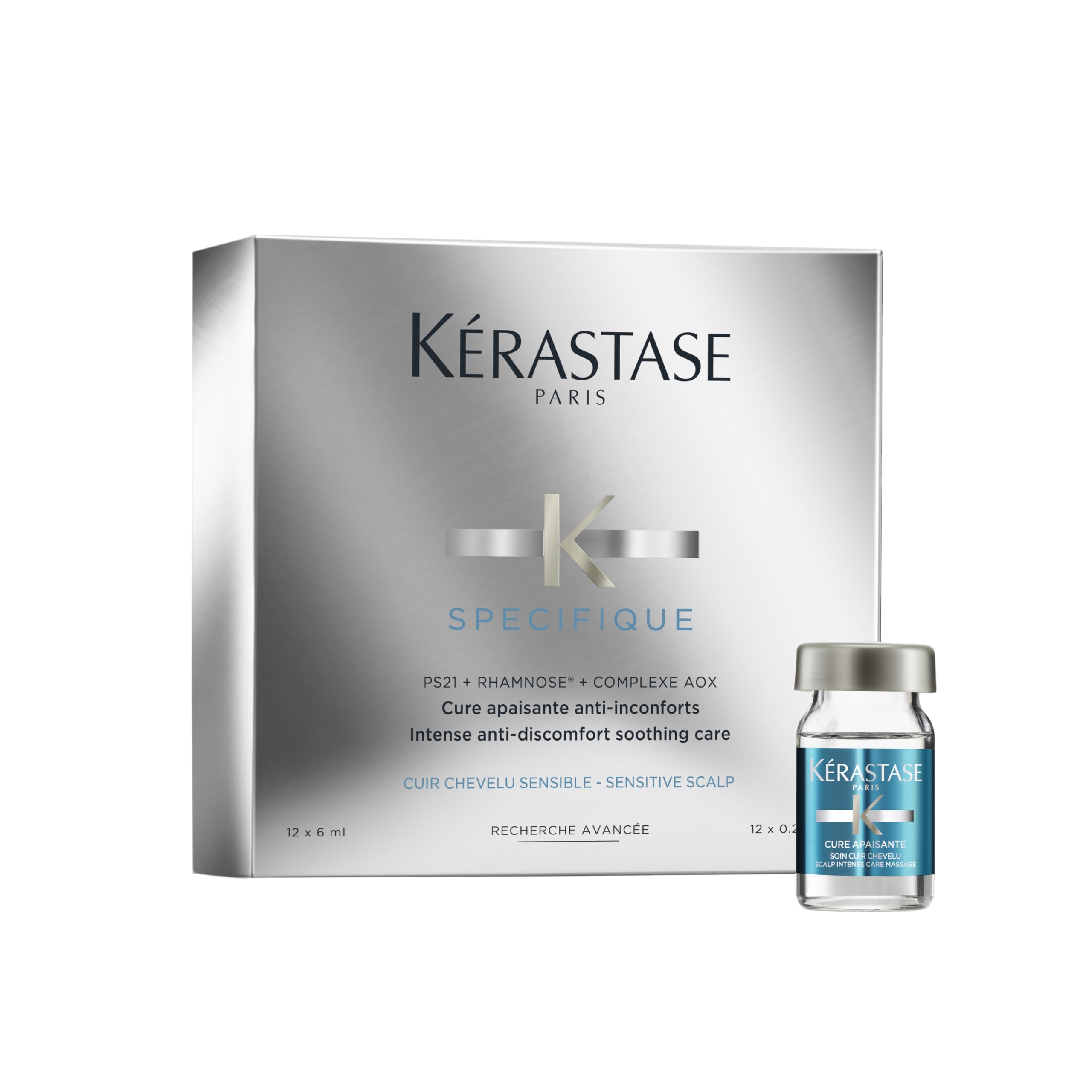 

Appezant Antance 6 мл x 12 Сыворотка для кожи головы Уход за кожей головы Kérastase