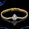 Square Diamond Gypsy Star Bracelet Women's High-end Fashion Simple Bracelet Bracelet Jewelry