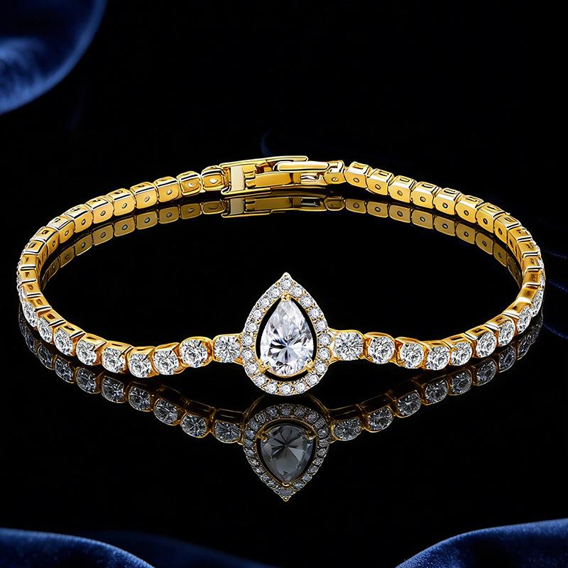 Square Diamond Gypsy Star Bracelet Women's High-end Fashion Simple Bracelet Bracelet Jewelry