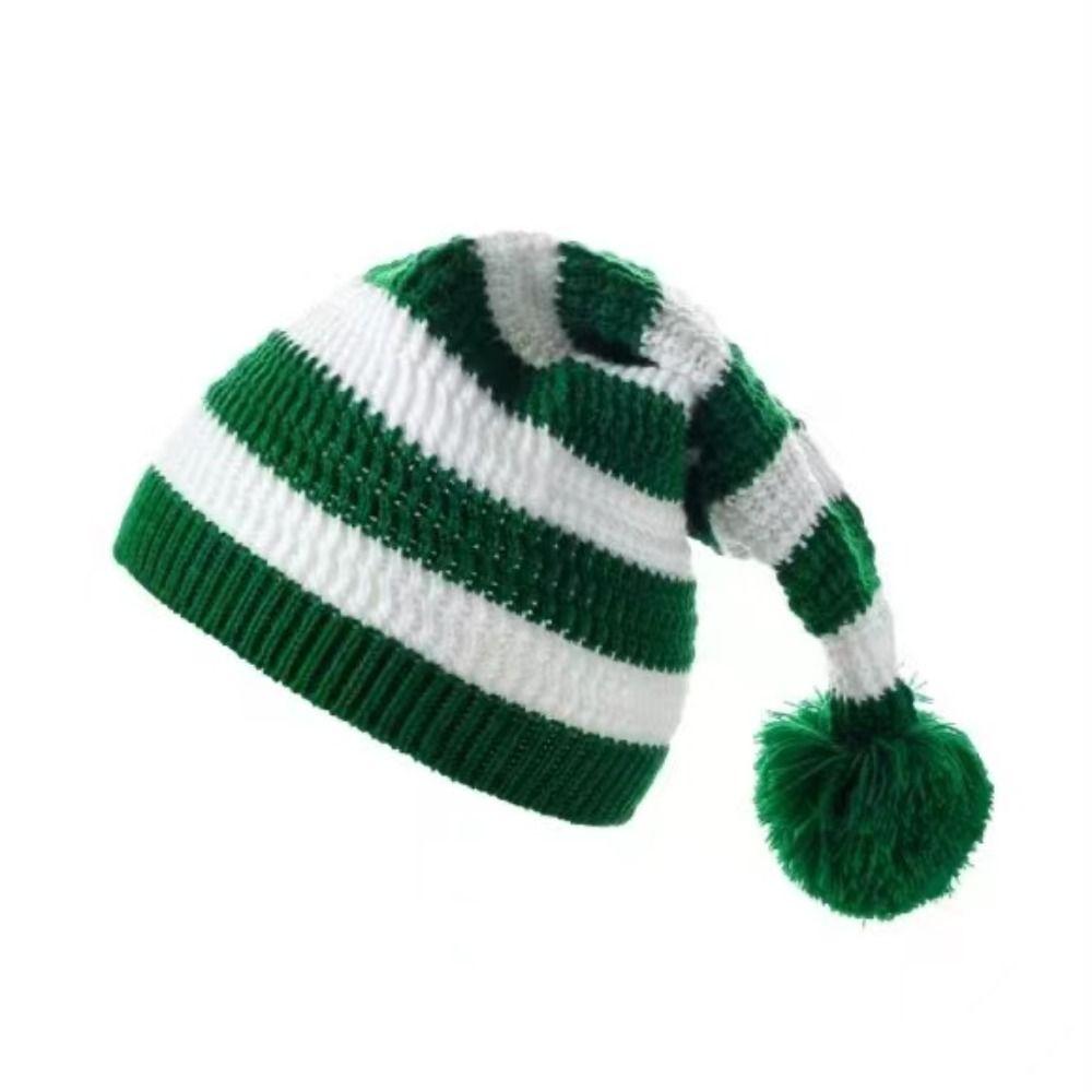 

New Creative Knitted Cap Winter Warm Xmas Decoration Santa Adult Cap Simple Style Unisex Xmas Hat 3.5x6cm