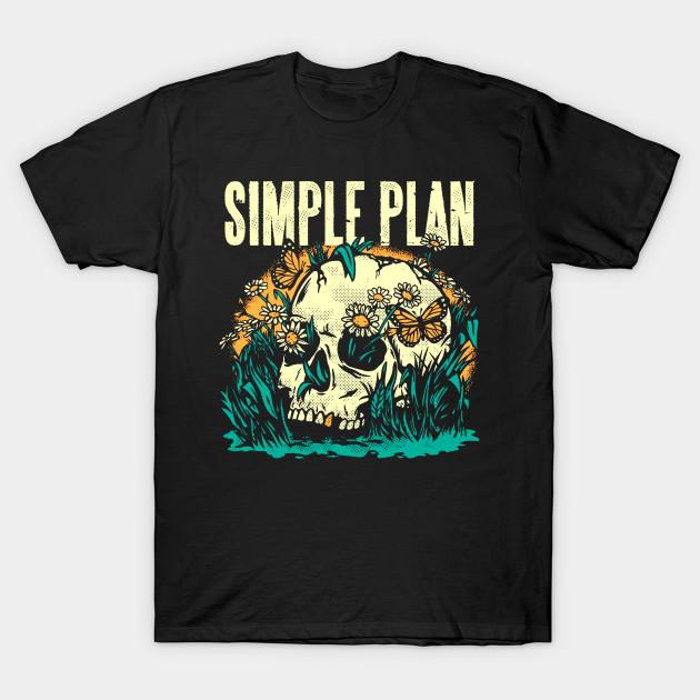 

Men Black Print T-shirt Simple Plan 3 No-Cut Transfer Paper Print Cotton Tshirt 4XL чорний
