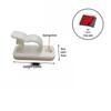 Nylon Adhesive Cable Management Clips - R-Type Crimp for Wire and Network Cables