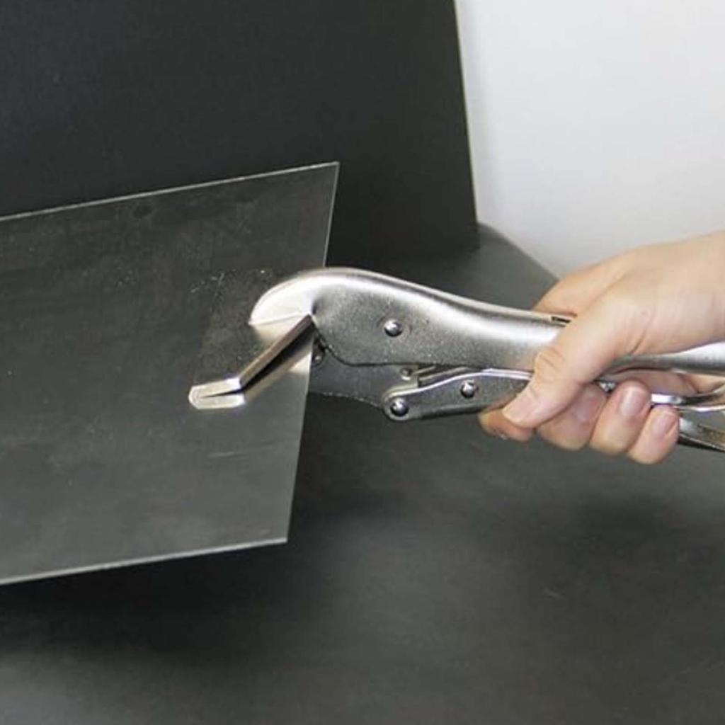 Large Pliers with Widened Flat Mouth Metal Folding Welding Template Wood Strong Fast Fixing Pliers