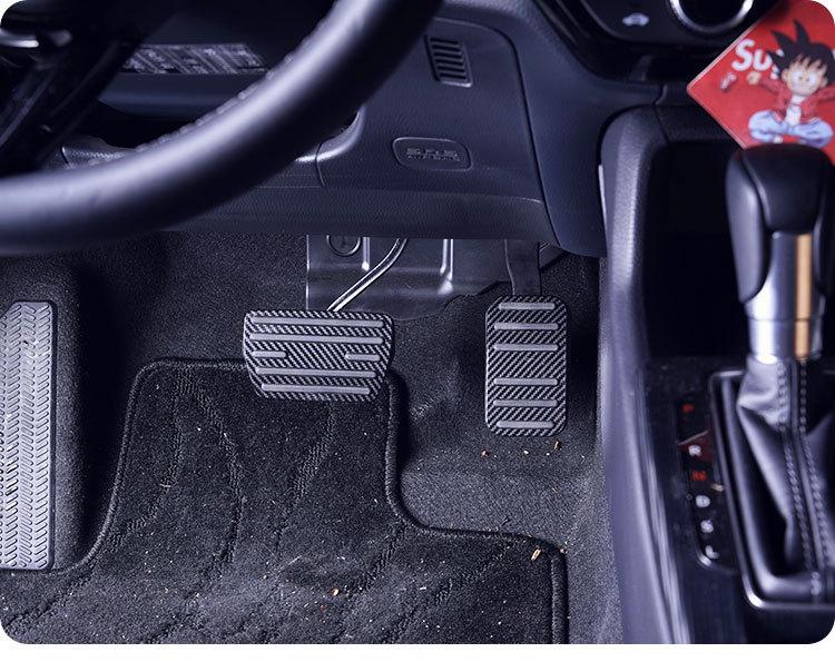 Alloy Rubber Anti-Slip Throttle & Brake Pedal Cover for City, Fit, Crider, Vezel, Greiz, XRV