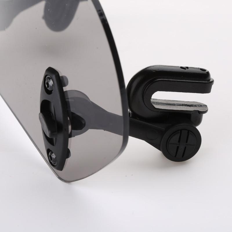 Motorcycle Windshield Airflow Adjustable Windscreen Extension Wind Deflector