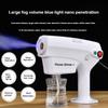 Barber Nano Blue Light Sprayer Negative Ion Electric  Steam Spray Disinfection Gun Atomizer Tools For Hair Perm Hydration Care