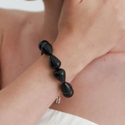 MIDNIGHT MOMENT Black Drop Bracelet