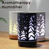 Funkcja Czasowa Dyfuzor Aromatu Wydrążone Drzewo Nawilżacz Sypialnia Dyfuzor Zapachu z Lampkami LED Humidificador para aromaterapia