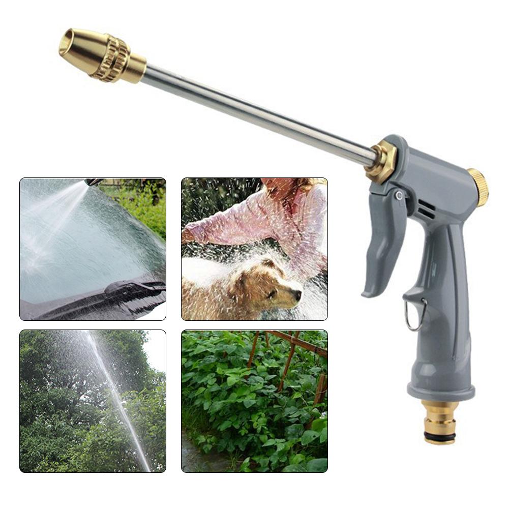 Adjustable High-pressure Car Water Gun Portable Garden Watering Hose Nozzle Sprinkler Automobiles Cleaning Tool Yard Equipment