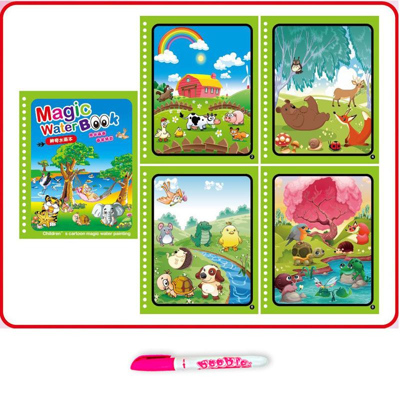Top-Grade Reusable First-Class Magic Top-Grade Water High-Standard Drawing Superior-Grade Coloring High-Standard Book Youngsters High-Standard