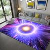 3D Galaxy Space Print Carpet Living Room Home Decor Bedroom Bedside Rug Kitchen Bathroom Anti-Slip Floor Mat Hallway Doormat