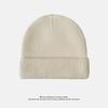 Light Plate Knitted Hat for Women Thickened Warm Ear Protection Cold Hat for Students Simple and Versatile Pullover Woolen Hat for Men