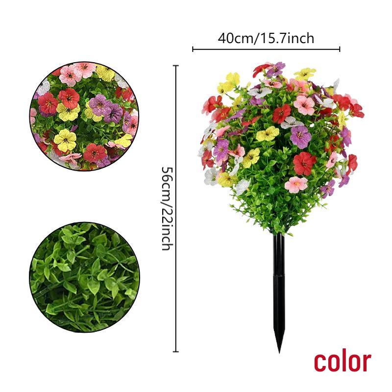 Eucalyptus Violet Potted Flower Arrangement for Garden and Home Decor