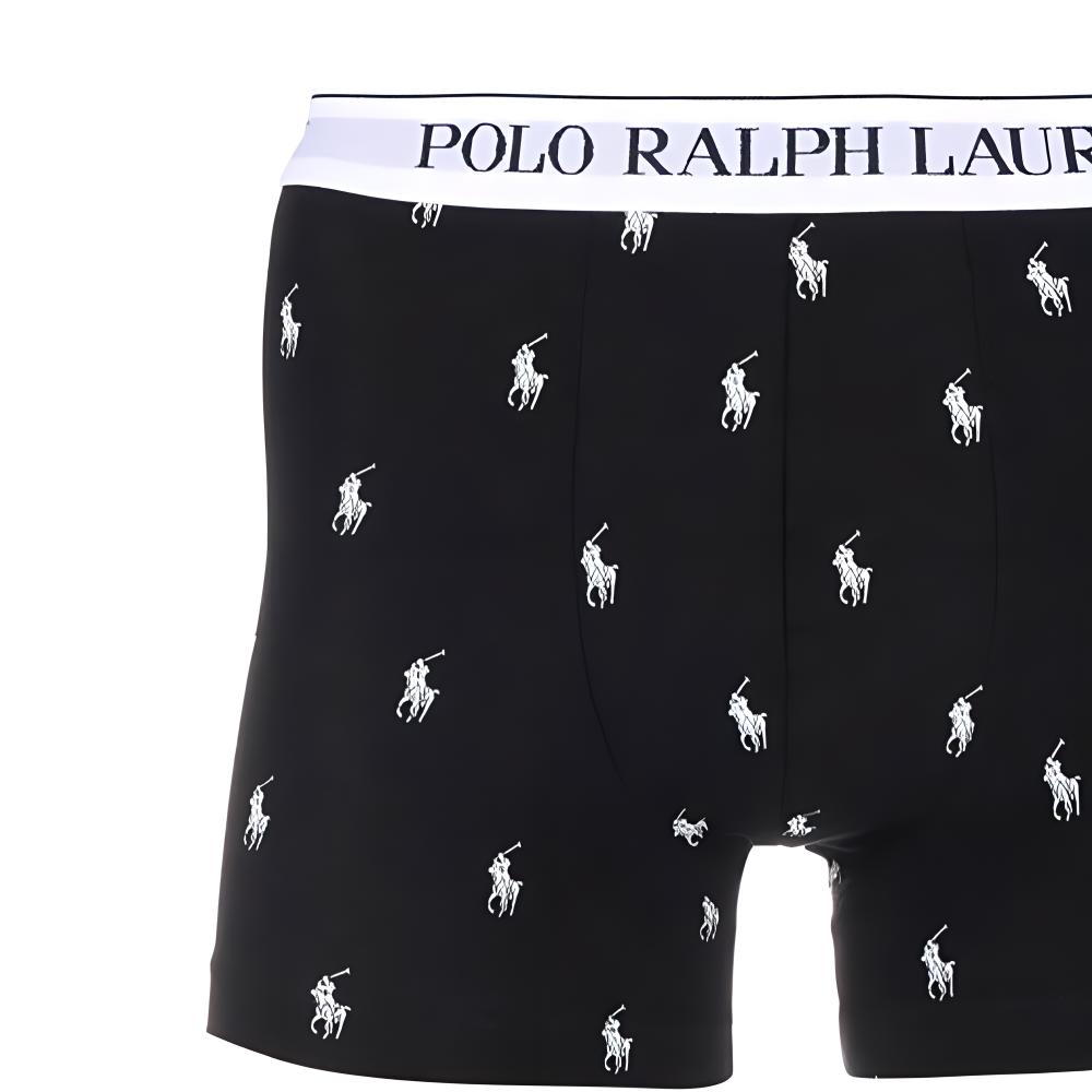 Polo Ralph Lauren SS22 Striped All Over Logo Print Boxer Briefs 5 Pack Men Underwear 714864292-004