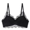 Sexy Pure Lace Small Breasts Gather and Lift the Chest To Prevent Sagging, Not Empty Cup, No Steel Ring Bra Set.