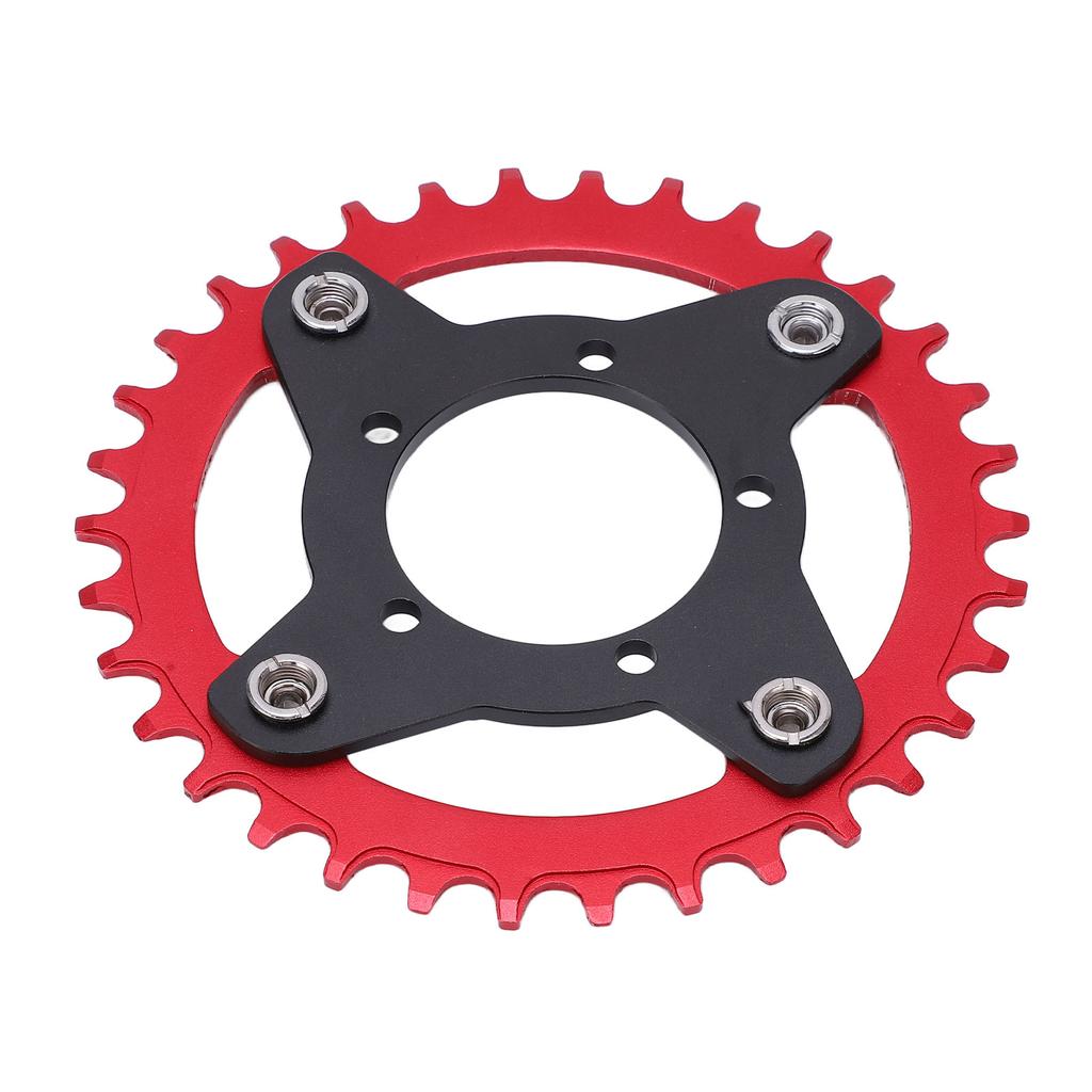 104BCD Sprocket Adapter 34T Positive Negative Tooth Plate with Conversion Base Set for Bafang Mid Drive Motor