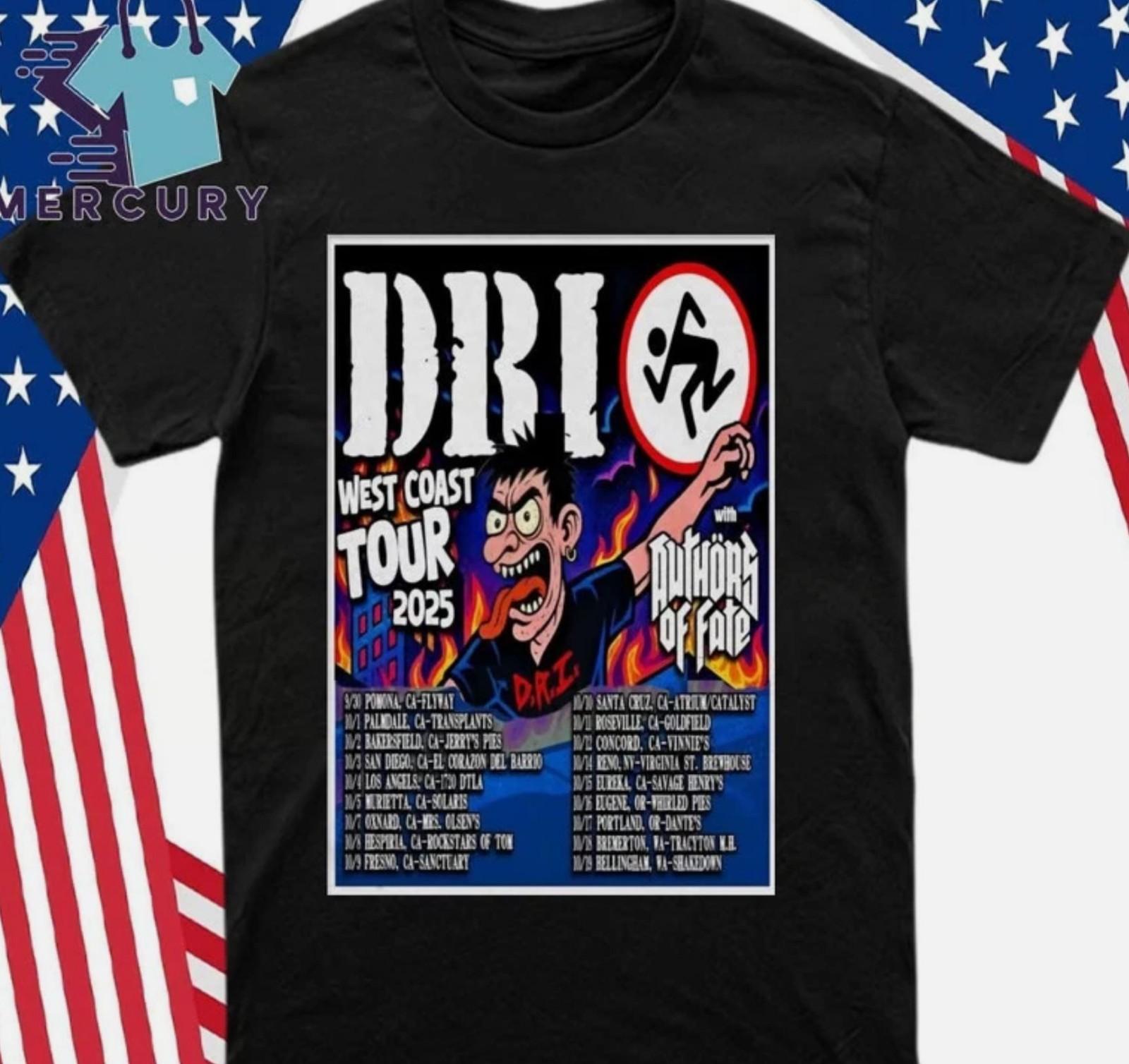 DRI Band West Coast Tour 2026 T-Shirt XXL