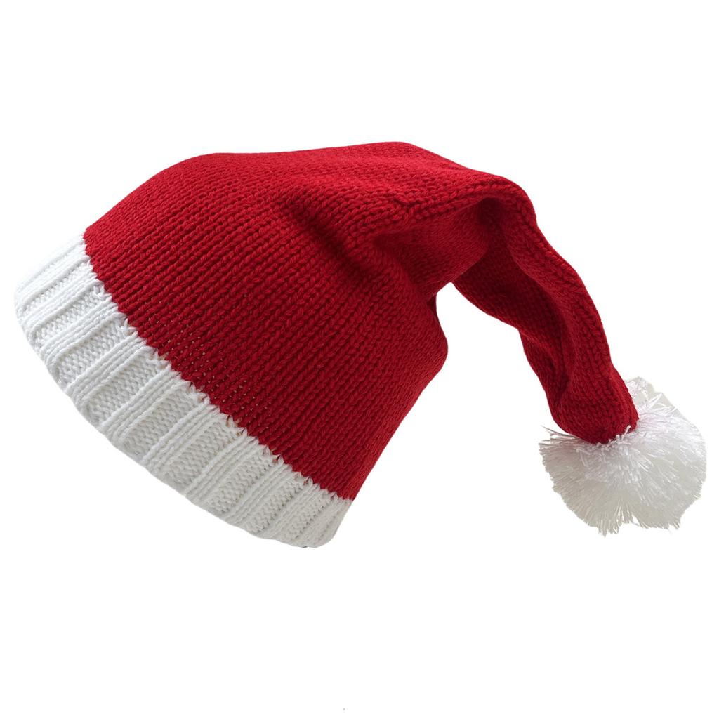 Parent-child Hat Autumn and Winter Santa Claus Men and Women Knitted Hat Christmas Gift Wool Hat