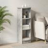 Side Cabinet Concrete Grey 40 x 40 x 100 cm Particleboard
