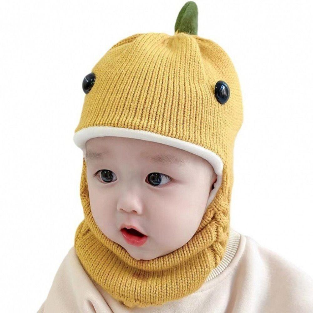 Wool Ear Protection Hat Soft Kids Earmuffs Cap Winter Warm Woolen Knitted Hats Baby