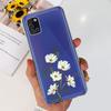 For Samsung A51 Case SM-A515F Flower Cover Fashion Silicone Soft Bumper Clear Funda For Samsung A31 A71 SM-A315F A 51 Phone Case