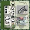 Wrist Strap Ring Phone Case For Realme C65 Waterproof Phone Holder Cute Protective Silicone Back Cover Panda Soft case