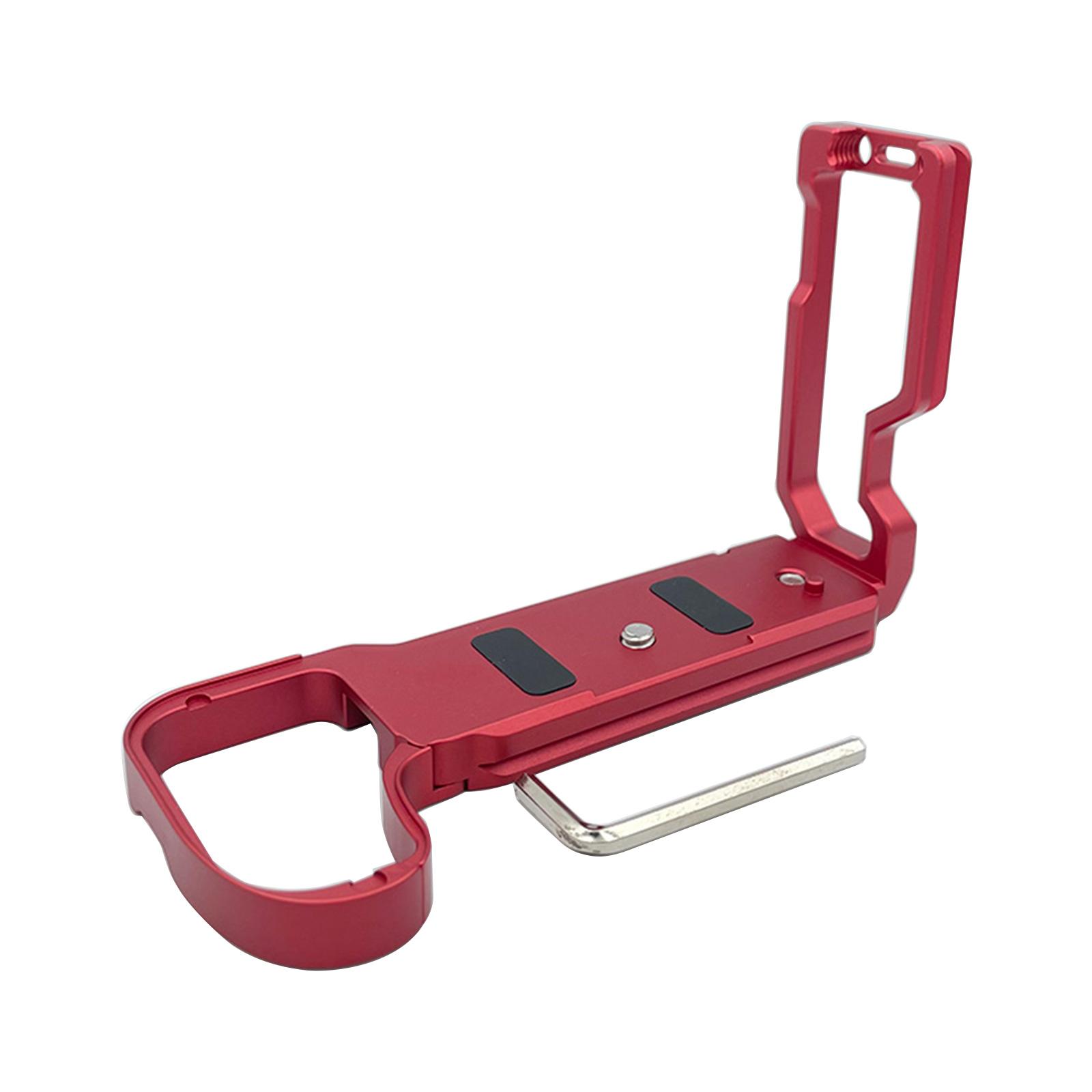 

Hand Grip, Quick Release QR, Anti Slip Metal Holder Hand Grip Bracket, Aluminum Aloy for Camera красный