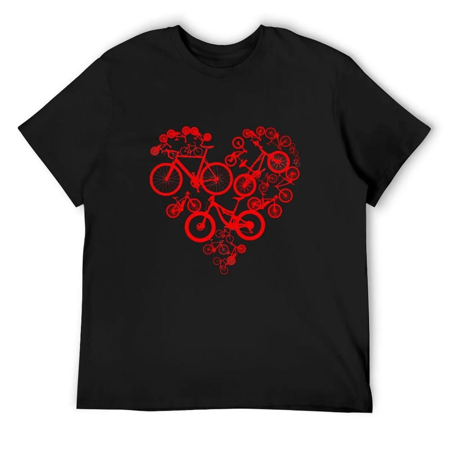

Bicycle collage T-Shirt plain summer tops blanks Anime t-shirt black t shirts for men XXXXXL