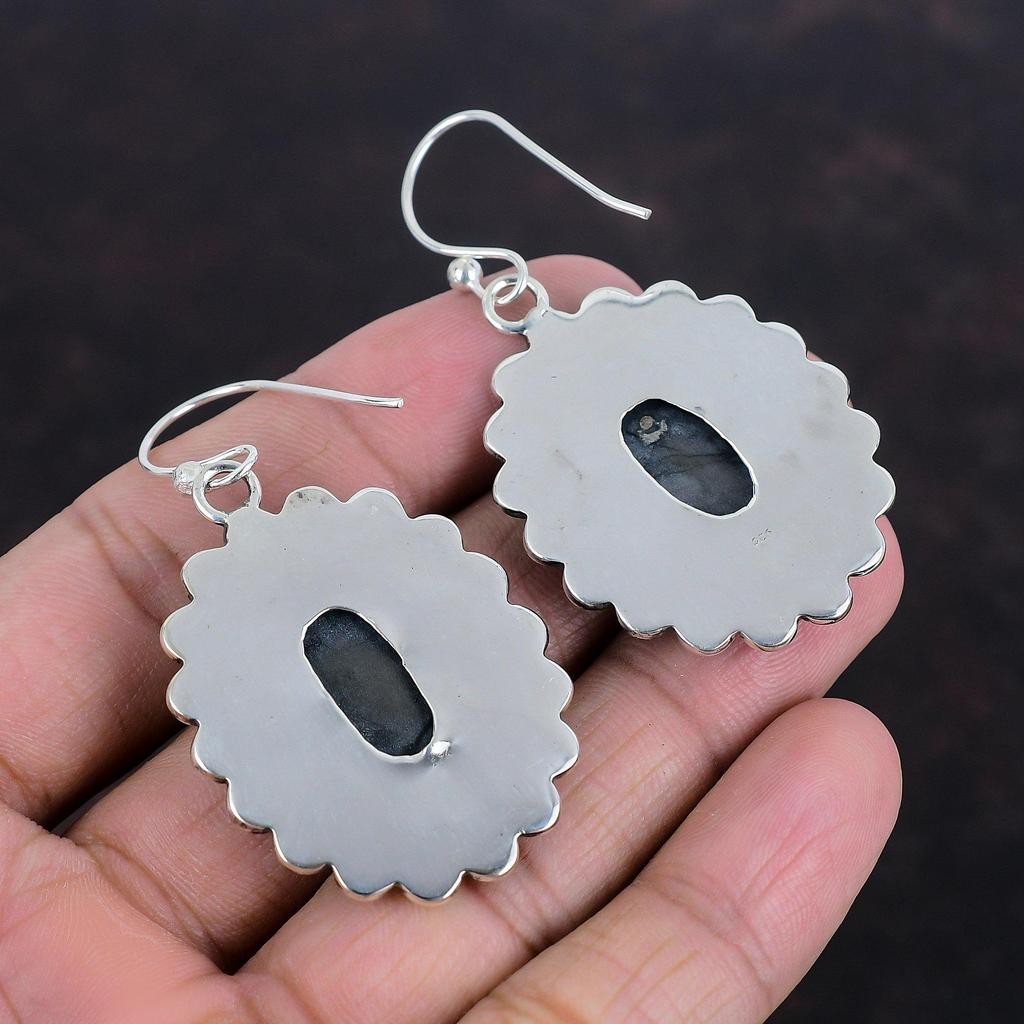 Picasso Jasper Gemstone Earrings 925 Sterling Silver Earring Handmade Boho Jewelry Birthstone Earring Gifts For Women Picasso Jasper Jewelry