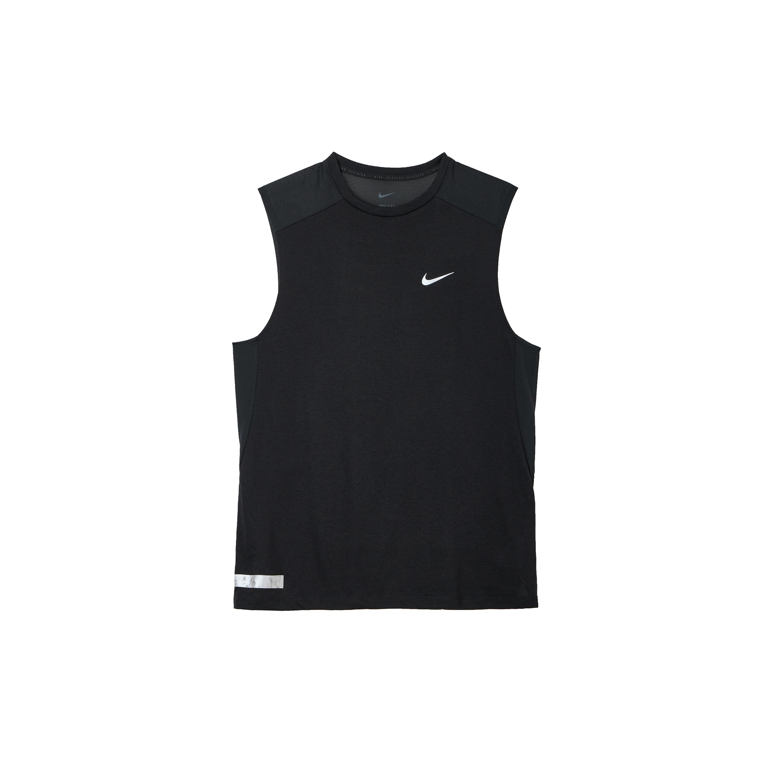 Мужская майка Nike для бега Черная DX0852-010 S