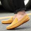 Men’s Moccasins Driving Shoes Comfort Flats Casual Slip On Plus Size Suede Shoes for Men Over Sized