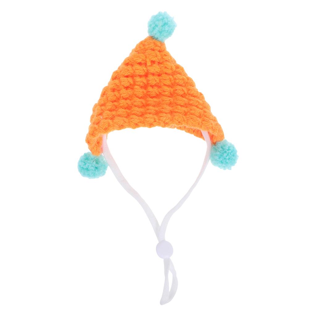 Mini Knitted Small Pet Hat Cute Guinea Pig Hamster Tiny Hat Decorative Photo Prop Rabbit Small Animal Party Costume Accessories