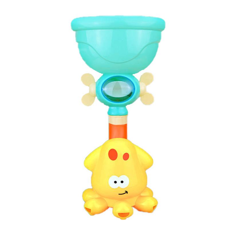 

Non-Toxic Qwz New Diy Montessori Children Bath Toys Water Spray Rotating Water Jet Game Bathtub Toy For 1 To 4 Year Old Baby Kids Gift