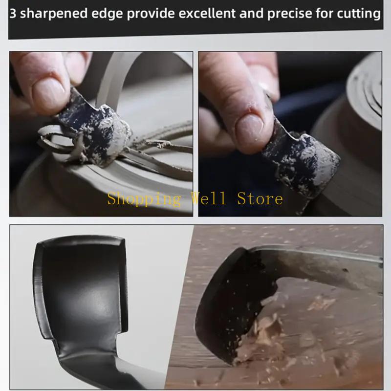 KX4B Double Ended Earthenware Trimming Equipment 2 Pack Permanent Untarnished Crafting Materials for Clay and Candlewax Art China Mainland