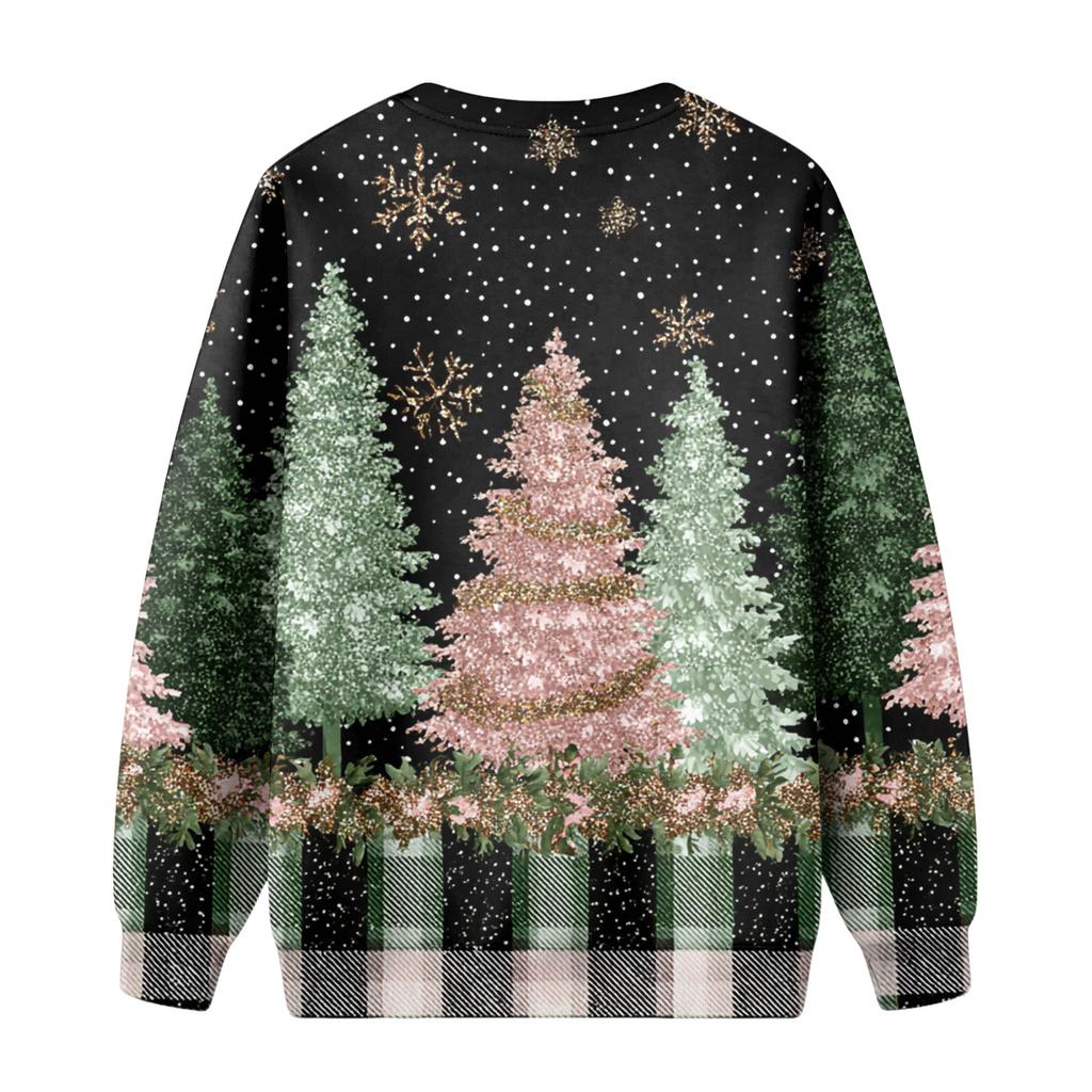 Men's Round Neck Fleece-Lined Thick Warm Sweatshirt