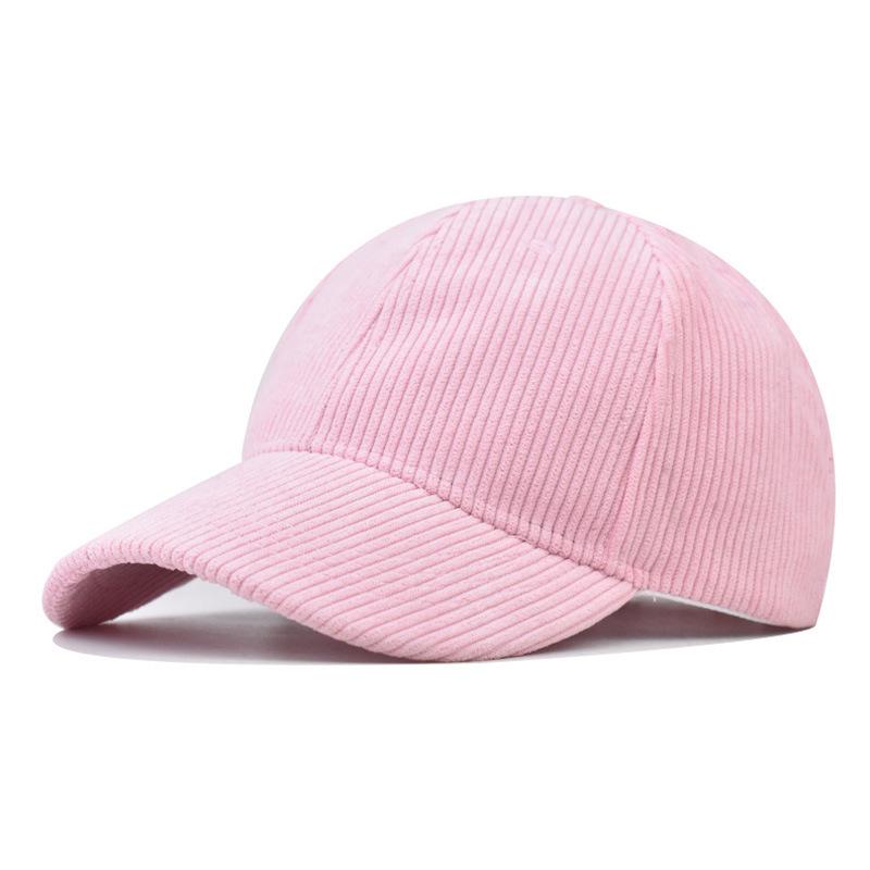 Neue thermische Baseballkappe, Cord-Baseballkappe Koreanische Version vielseitige karierte kältefeste Kappe