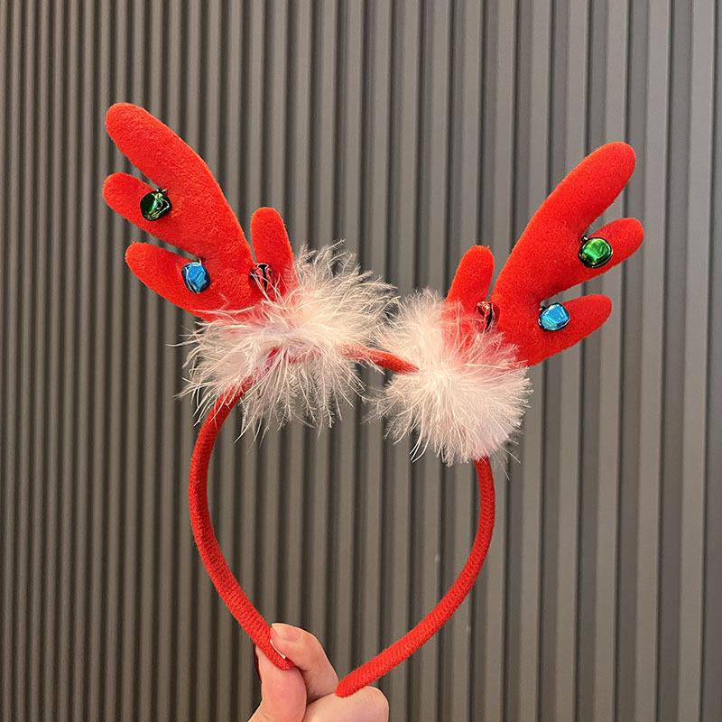 Kinder Feen Geweih Haarspange - Mori Stil Weihnachts Stirnband für Mädchen