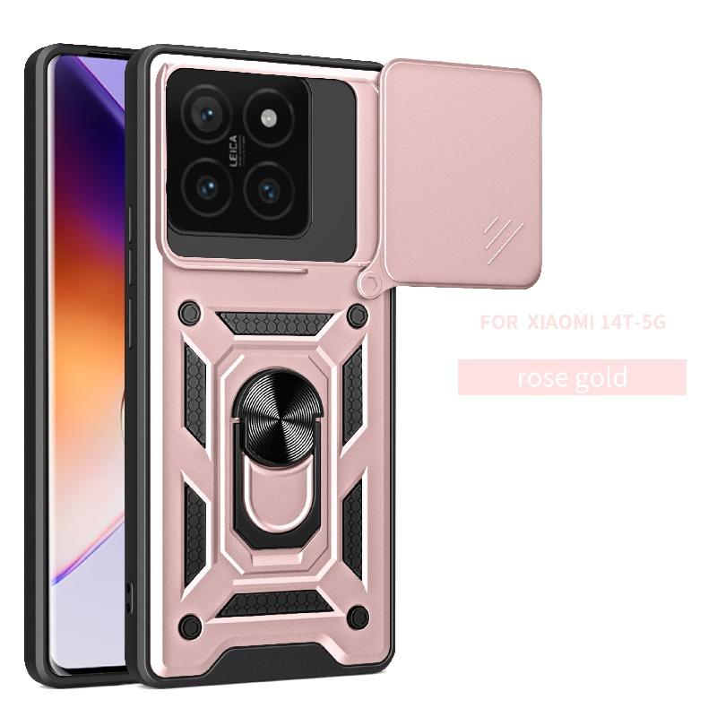 

Shockproof Armor Funda For Xiaomi 14 14T 15 Pro 5G Slide Lens Protect Phone Case For Xiaomi 15 Pro 5G Back Cover For Xiaomi 15 Pro
