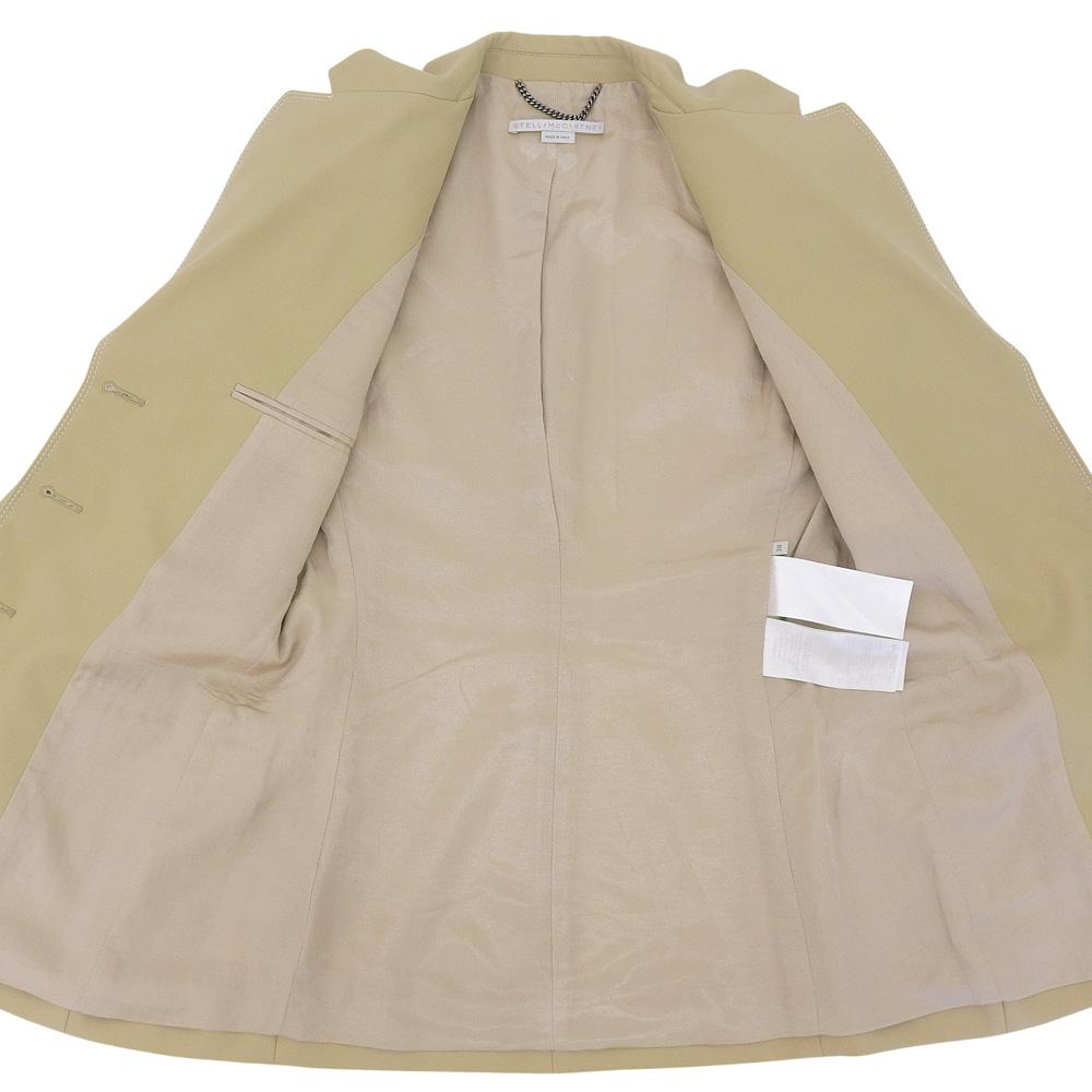 STELLA McCARTNEY Excellent condition 3B tailored jacket, women's, beige, size 38 Jacket 38 beigeUsed