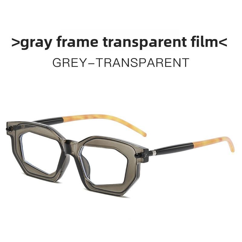 Stil ve Güneş Koruması İçin PC Lensli Klasik Siyah Fullframe Geometrik Güneş Gözlüğü