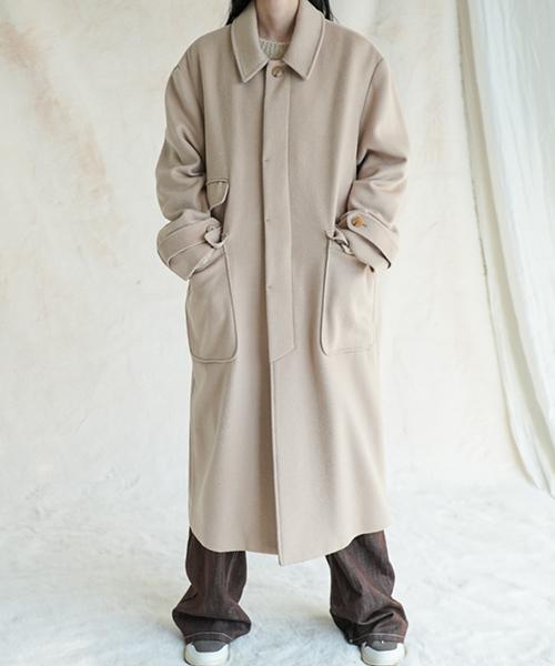 Avandress 125Cm Super Long Unisex Balmacaan Coat Black