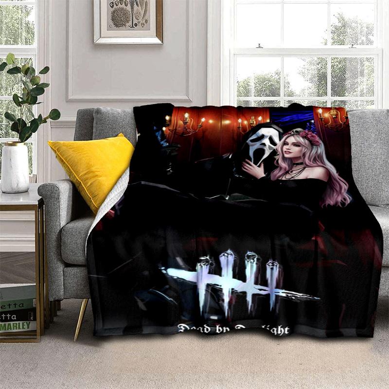 Dark Fantasy Magic Shower Curtain Blanket Suitable For All Seasons Home Decor Digital Printing Machine Washable Outdoor Plush Blanket