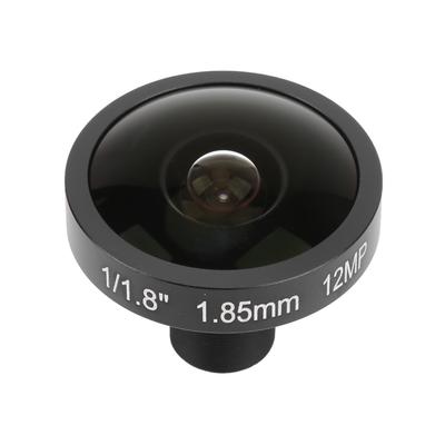 Obiektyw Rybie Oko 1,85mm 12MP HD Szerokokątny Interfejs M12 Uniwersalny do Większości Kamer