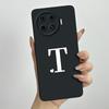 For Tecno Spark 20 Pro+ Case Tecno Spark 20 Pro Plus Phone Case KJ7 Cute Letters Camera Protection Square Liquid Silicone Cover