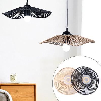 1PC DIY Decoration Household Cover Adornment Lampshade Accessory Imitation Rattan Pastoral Style
