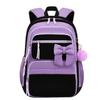 Corduroy Three-Piece Backpack Cherry Pattern Girl Heart Large Capacity Lightweight Backpack