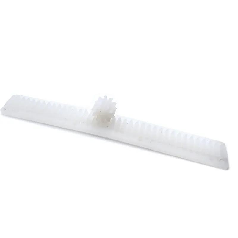 1 Module Bendable Nylon Gear Rack Transmission Plastic Precision Synchronous D-Hole Gear 38T 10T 12.17cm Length Rack
