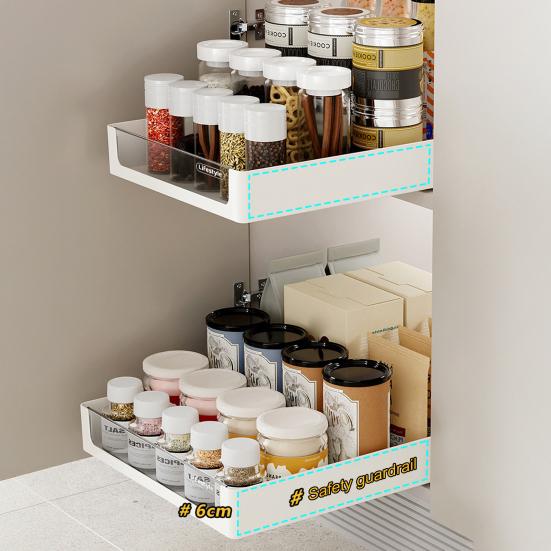 Storage Box Pull-out Cabinet Organizer Strong Load-bearing Easy To Install Kitchen Heavy Duty Slide-out Drawer Storage Tray