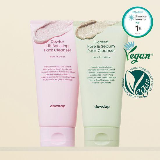 Dewdap Pack Cleanser 150ml 2 Types (Cicati/Dutox)